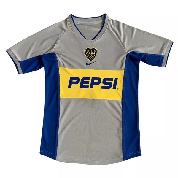 Tailandia Camiseta Boca Juniors Segunda equipo Retro 2002 Gris